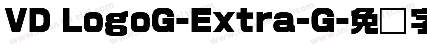 VD LogoG-Extra-G字体转换